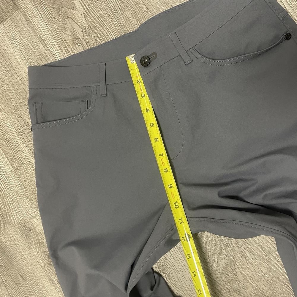 Public Rec Pants Mens 32x34 Gray Dealmaker Chino Golf Performance Nobull Tech - Picture 9 of 11